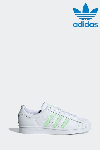 adidas Originals Superstar White Trainers (N38862) | £90