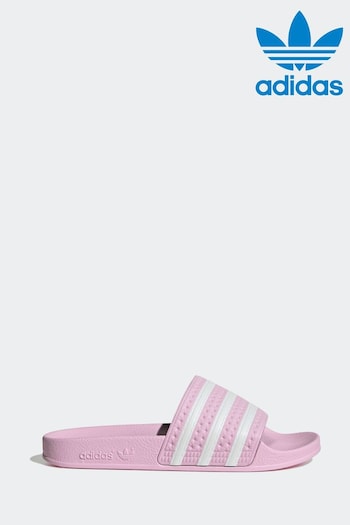 adidas Falcon Originals Pink Adilette Slides (N38916) | £35