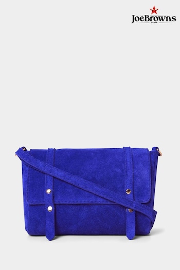 Joe Browns Blue Colour Pop Mini Suede Bag (N38960) | £54