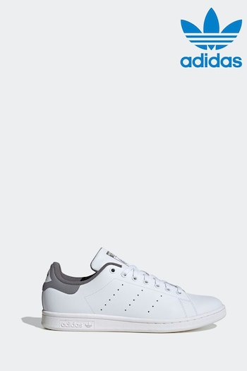 adidas mid Originals Stan Smith White Trainers (N38998) | £85