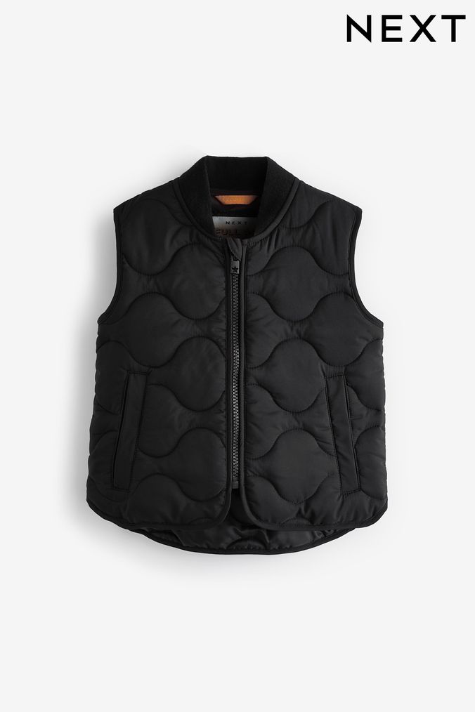 Boys Black Gilets Next Official Site