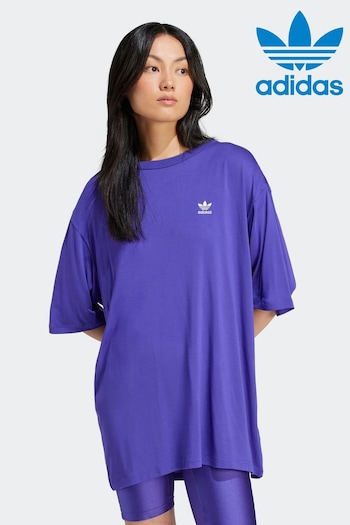 Purple adidas original Treefoil T-Shirt (N39192) | £33