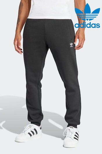 adidas Originals Trefoil Essentials Black Joggers (N39221) | £45