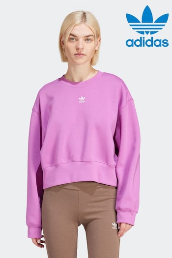 adidas Originals Purple Adicolor Essentials Crew Sweatshirt (N39244) | £45