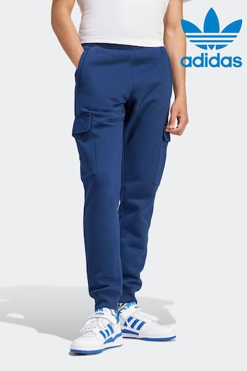 adidas Originals Blue Trefoil Essentials Cargo Joggers (N39266) | £50