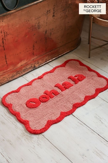 Rockett St George Pink Ooh La La Bath Mat (N39340) | £24