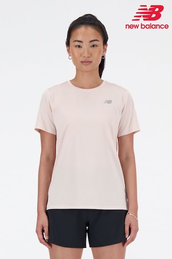 New Balance Pink Short Sleeve T-Shirt (N39358) | £30