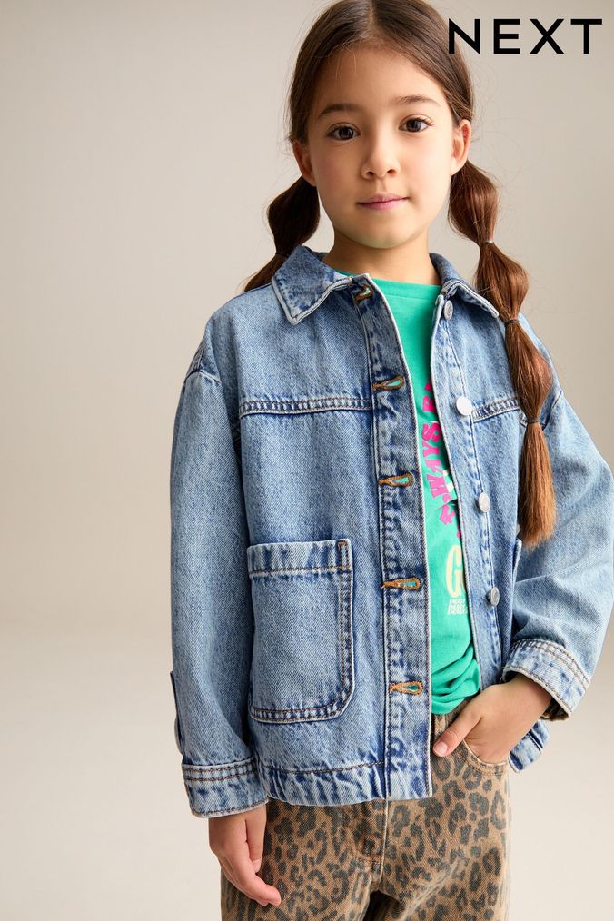 Next baby girl denim jacket sale