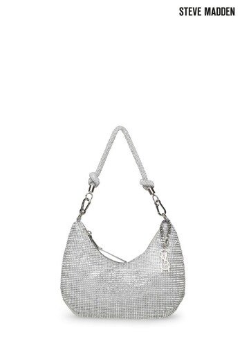 Steve Madden Bkaya Shoulder Bag Silver (N39420) | £150