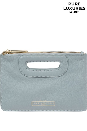 Pure Luxuries London Esher Leather Clutch Bag (N39487) | £39