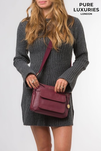 Pure Luxuries London Tindall Leather Shoulder Bag (N39491) | £49