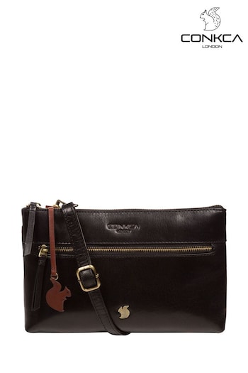 Conkca Minnow Leather Cross-Body Clutch Bag (N39496) | £44