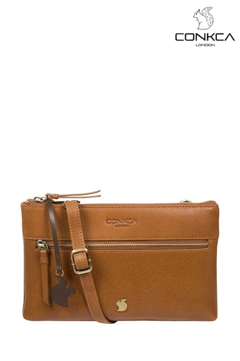 Conkca Minnow Leather Cross-Body Clutch Bag (N39514) | £59