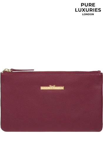 Pure Luxuries London Arlesey Leather Clutch Bag (N39517) | £29