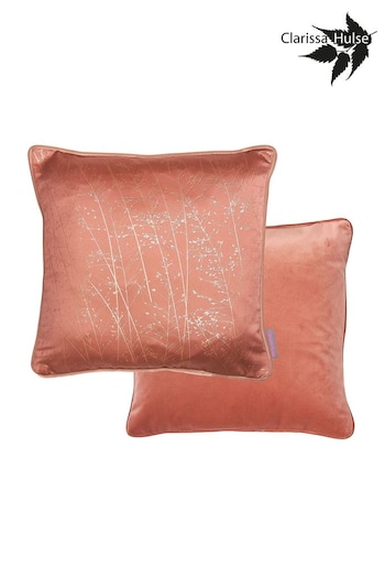 Clarissa Hulse Pink Whispering Grass Cushion (N39542) | £45