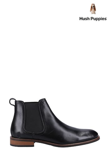 Hush Puppies Diego Chelsea Black Boots (N39610) | £95