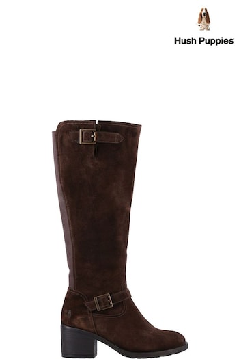 Hush Puppies Heidi Natural Boots (N39612) | £130