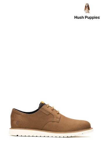 Hush Puppies Jenson Oxford Brown Shoes (N39634) | £110