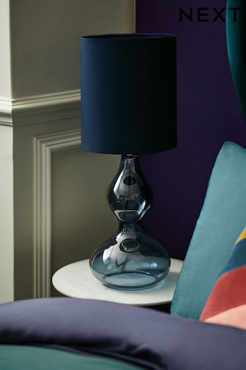 Blue Catesby Table Lamp (N39665) | £60