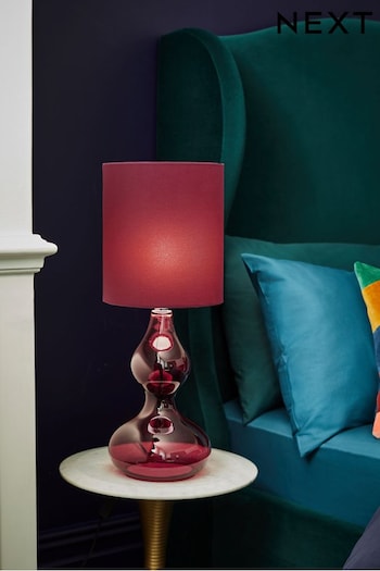 Red Catesby Table Lamp (N39666) | £60