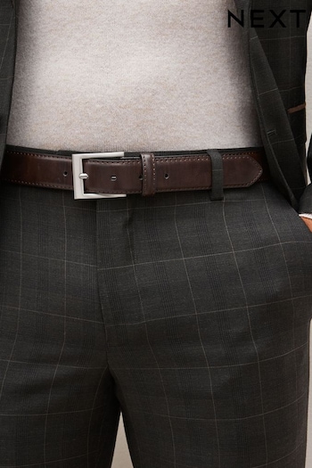 Brown Faux Leather Belt (N39714) | £10