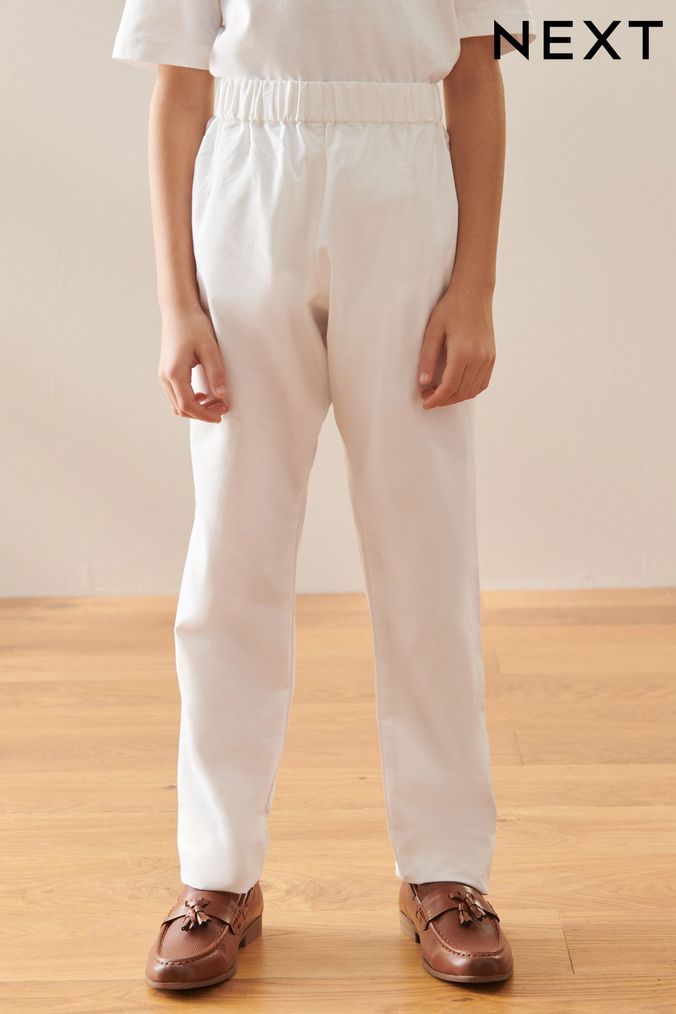 White Trousers Boys Chinos Trousers Next UK