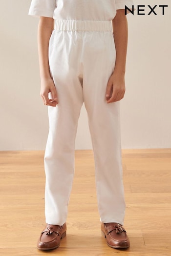 White Kurta American Trousers (3mths-16yrs) (N39759) | £7 - £14
