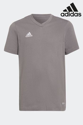 adidas Grey Entrada 22 T-Shirt (N39767) | £13