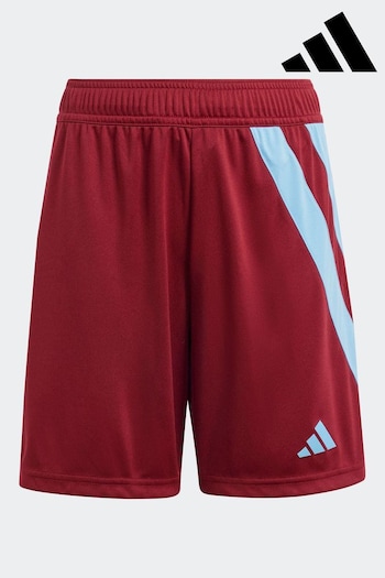adidas Burgundy Red Fortore23 Shorts (N39783) | £13