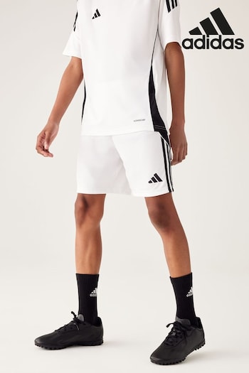 adidas White/Black Tiro 24 Shorts (N39790) | £13