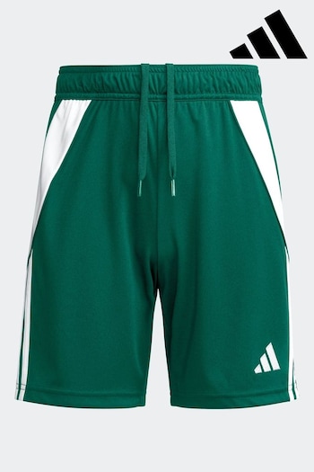 adidas Dark Green Tiro 24 Shorts (N39805) | £13