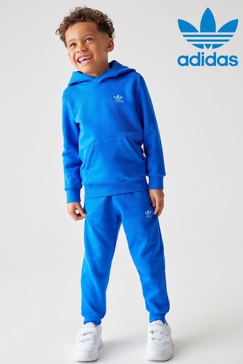 adidas girls Originals Blue Adicolor Tracksuit (N39821) | £40
