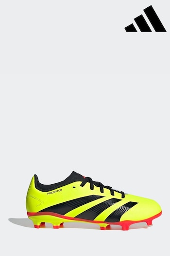adidas Yellow Football Predator 24 League Firm Ground Kids Ulimate Boots (N39885) | £50