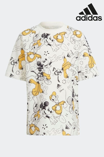 adidas White Sportswear Adidas X Disney Mickey Mouse T-Shirt (N39951) | £23
