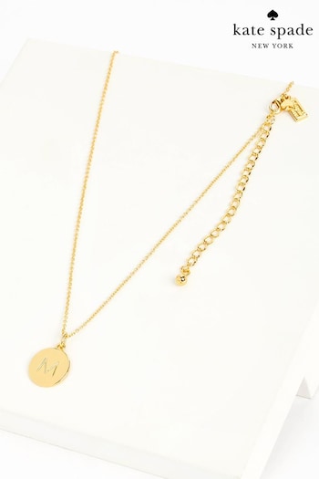 Kate Spade New york Gold Tone Initial Letter Pendant Necklace (N40140) | £65