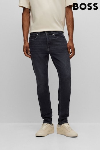 BOSS Grey Delano Slim Fit Jeans (N40235) | £129