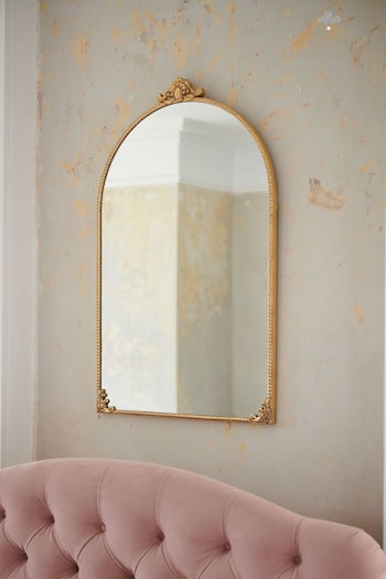 Shabby Chic Gold Elora Mantle Mirror (N40392) | £170