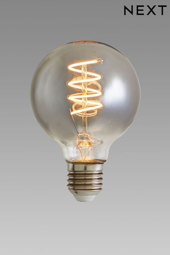 Madison 4W LED ES Smoke Spiral Globe Dimmable Bulb (N40398) | £12