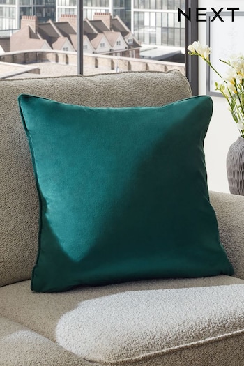 Dark Teal 59 x 59cm Matte Velvet Cushion (N40483) | £16