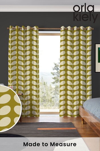 Orla Kiely Seagrass Jumbo Solid Stem Made to Measure Curtains (N40520) | £91
