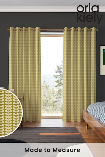 Orla Kiely Seagrass Tiny Stem Made to Measure Curtains (N40532) | £91