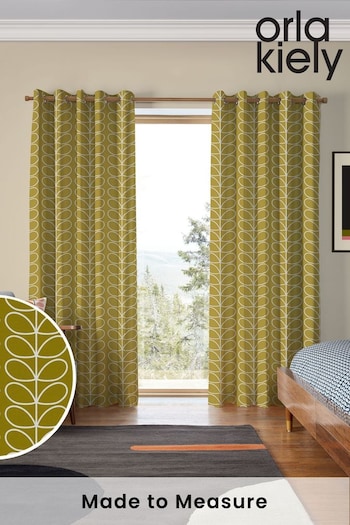 Orla Kiely Seagrass Jumbo Linear Stem Made to Measure Curtains (N40542) | £91