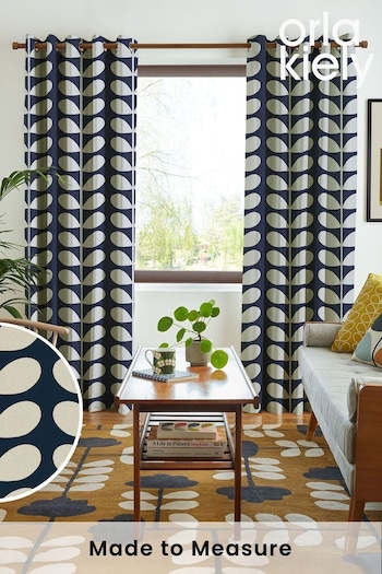 Orla Kiely Whale Jumbo Solid Stem Made to Measure Curtains (N40549) | £91