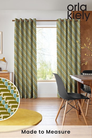 Orla Kiely Seagrass Dog Show Made to Measure Curtains (N40554) | £91