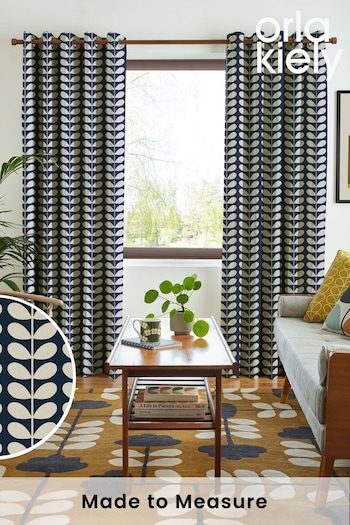 Orla Kiely Whale Solid Stem Made to Measure Curtains (N40560) | £91