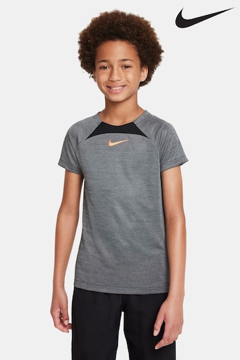 Nike Grey DriFIT Academy Short Sleeve Football T-Shirt (N40648) | £20