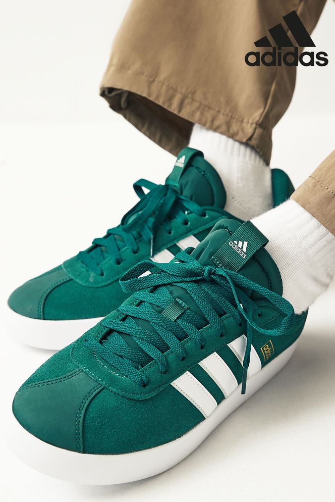 Buy Men s Adidas Green Trainers Online Next UK