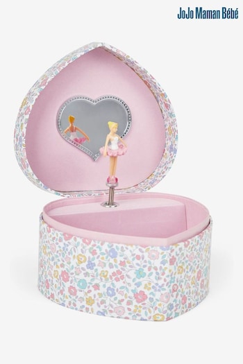 JoJo Maman Bébé Heart Shaped Musical Jewellery Box (N40742) | £18