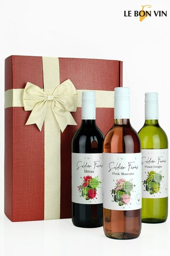Le Bon Vin Australian Red White & Rosé Wine Trio Boxed Gift (N40958) | £41