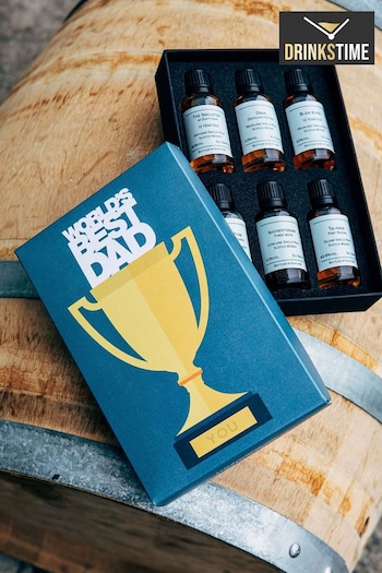 DrinksTime World's Best Dad Whisky Gift Pack 6x3cl (N41024) | £30